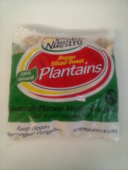 Frozen Sliced Sweet Plantains