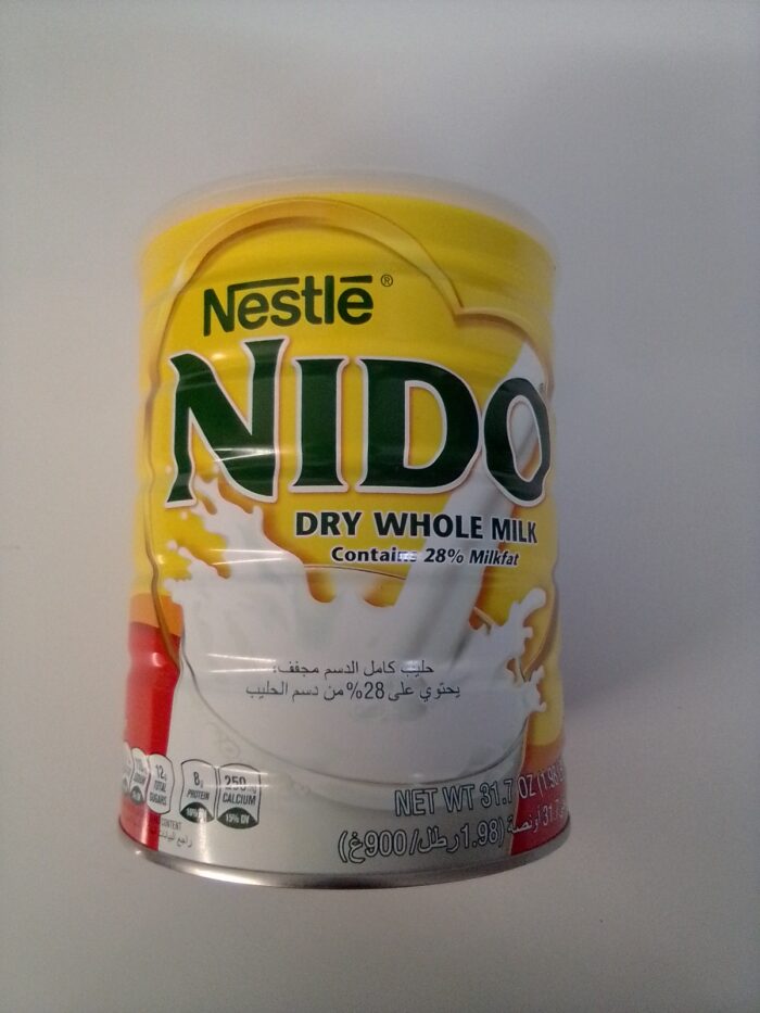 NESTLE NIDO DRY WHOLE MILK NET WT 31.7 OZ (1.98 LB or 900G) MEDIUM - Image 2
